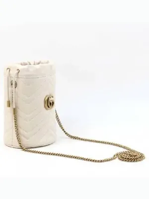 575163 GG Marmont mini bucket chain cross bag