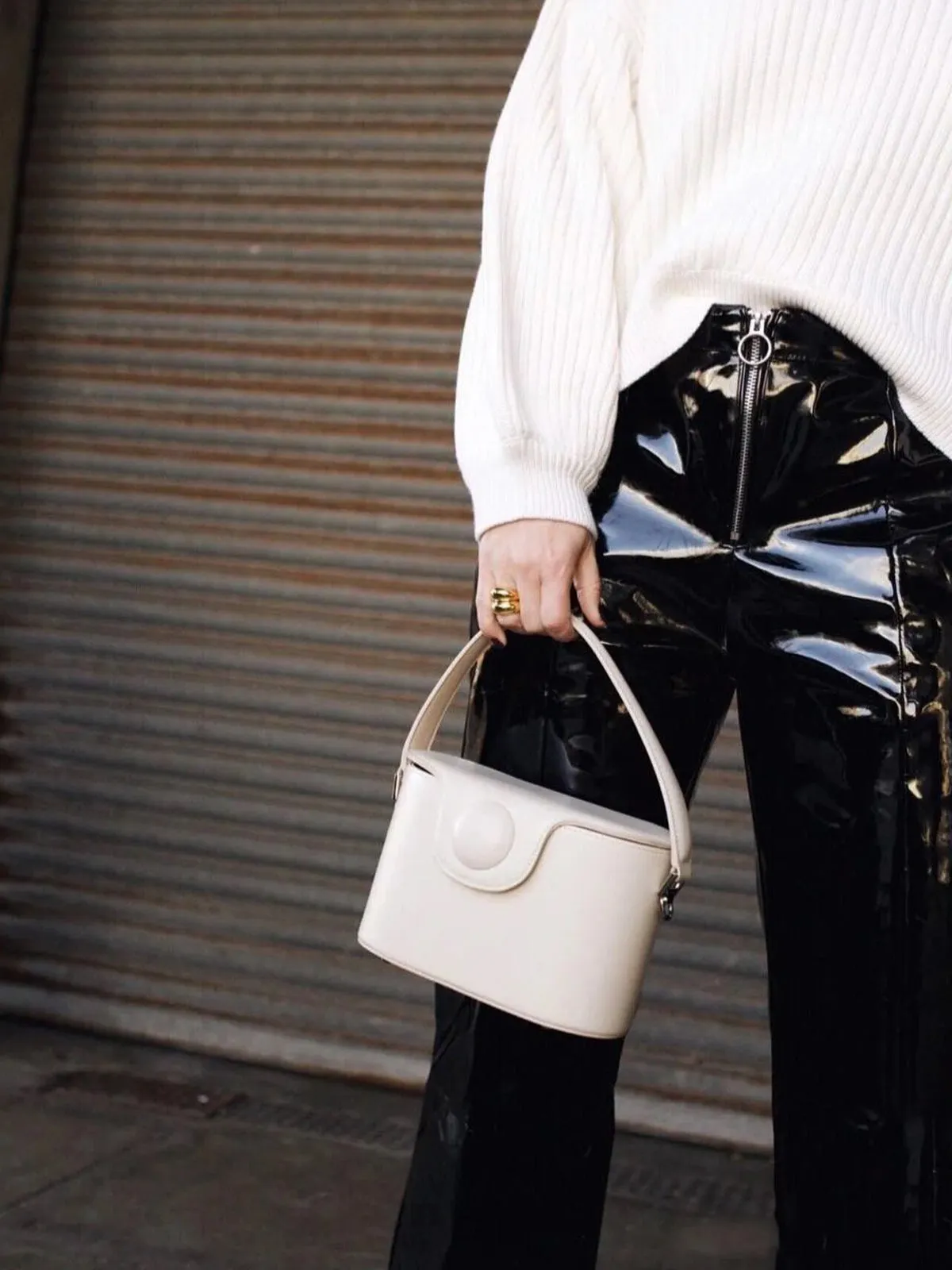 A.Cloud Balance Collection Warhol Bag - Cream
