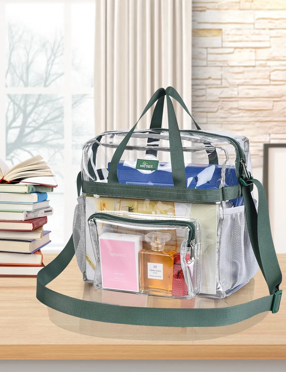 Bagenius Clear Bag Stadium Approved 12612 Clear bag for Stadium Events Sports Concert Festival Work
