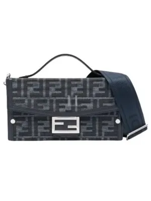 Baguette Soft Trunk Cross Bag Blue