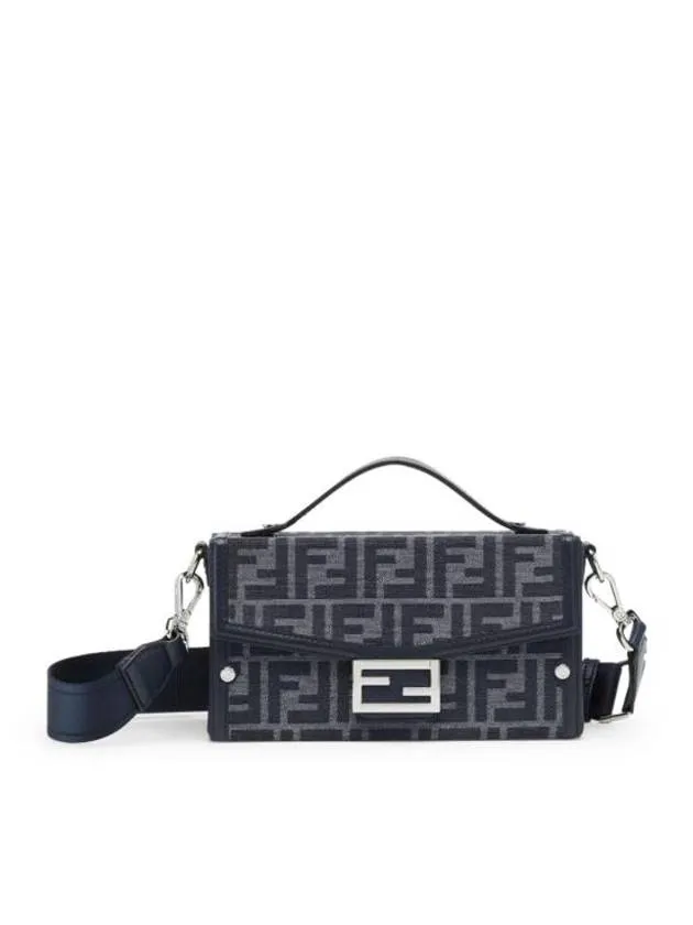 Baguette Soft Trunk Cross Bag Blue
