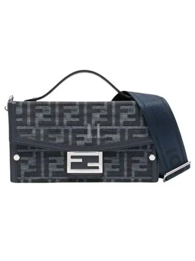 Baguette Soft Trunk Cross Bag Blue