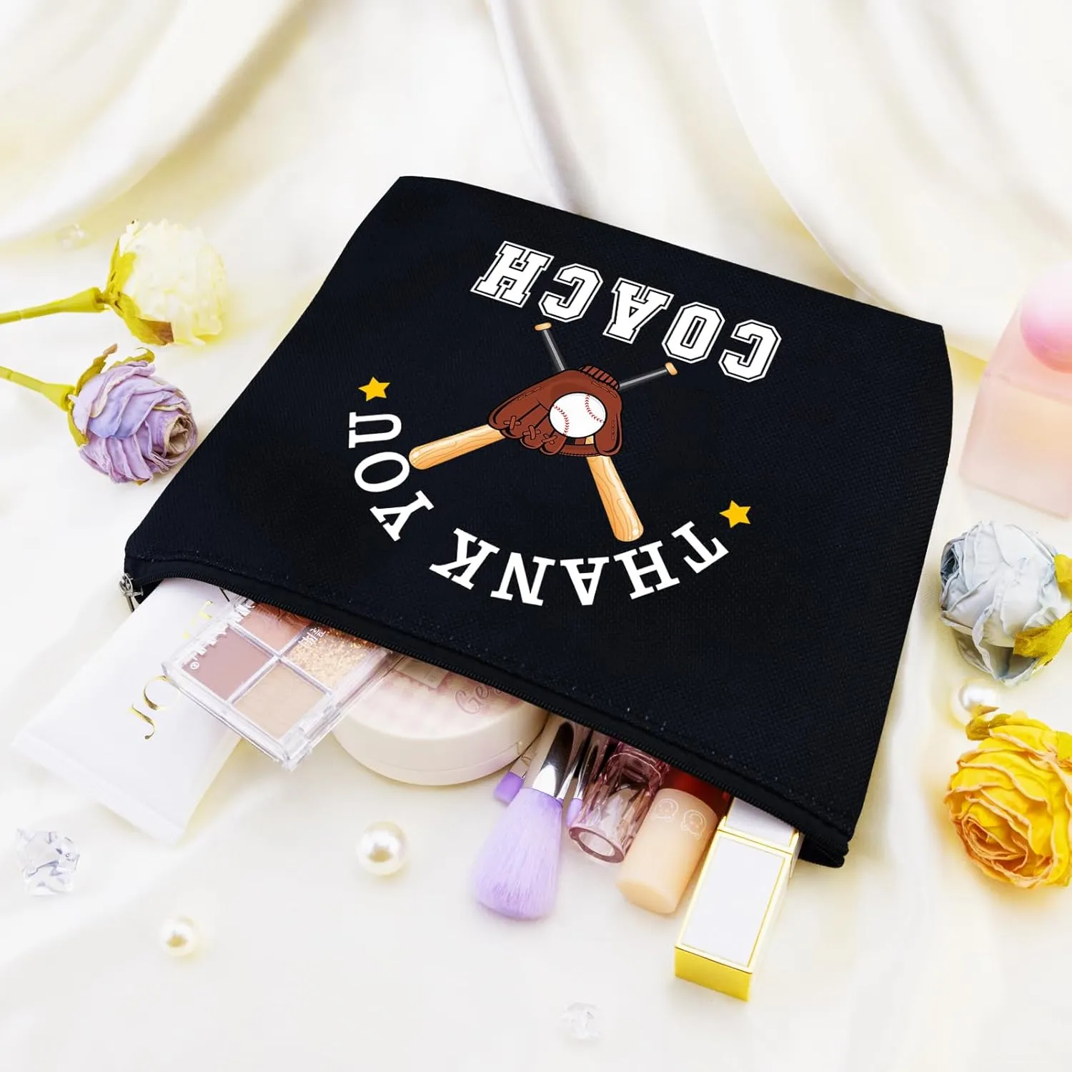 Baseball Mom Bag Baseball Coach Gifts Baseball Bag Baseball Gifts for Women Baseball Makeup Bag Baseball Gift Bags Baseball Party Favors for Baseball Lovers Baseball Purse Baseball Bogg Bag