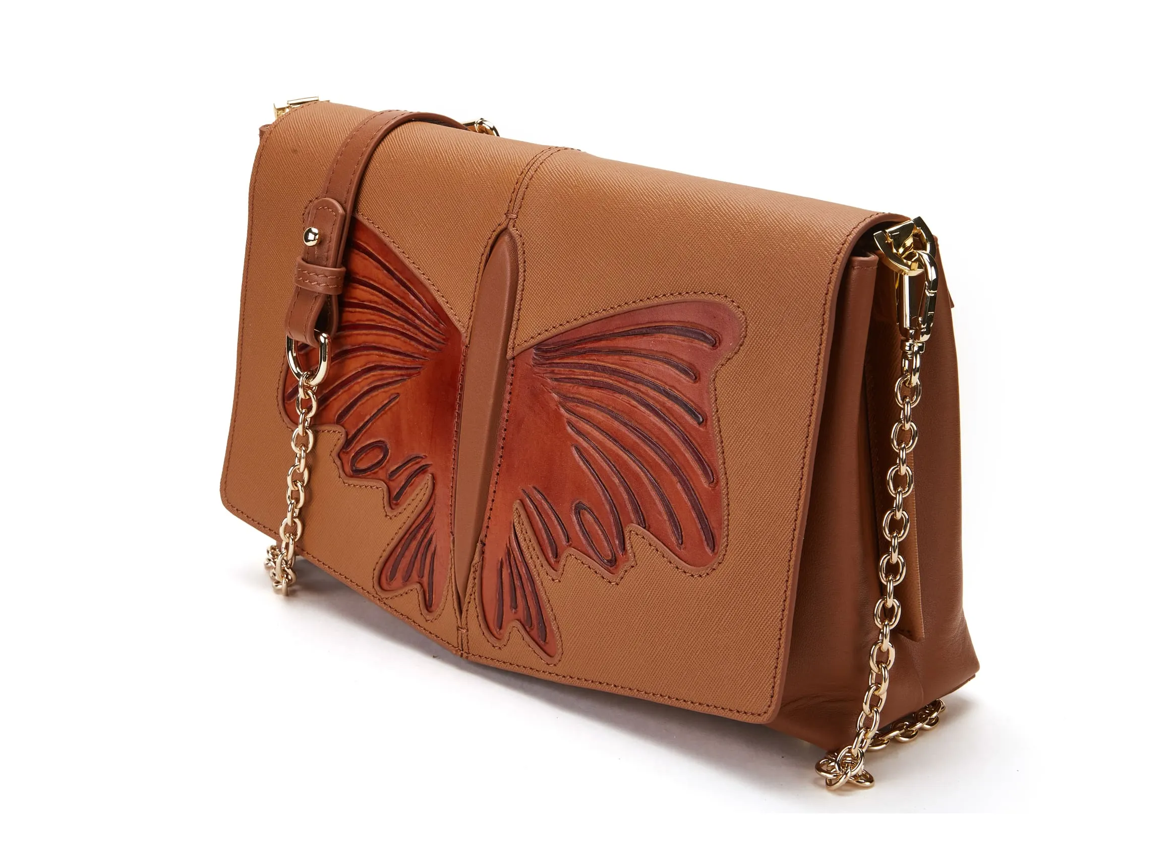 Butterfly Brown Crossbody