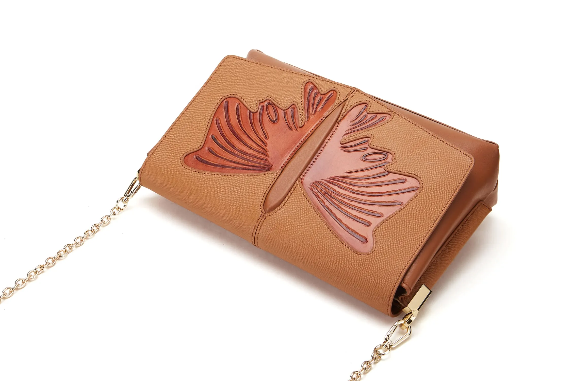 Butterfly Brown Crossbody