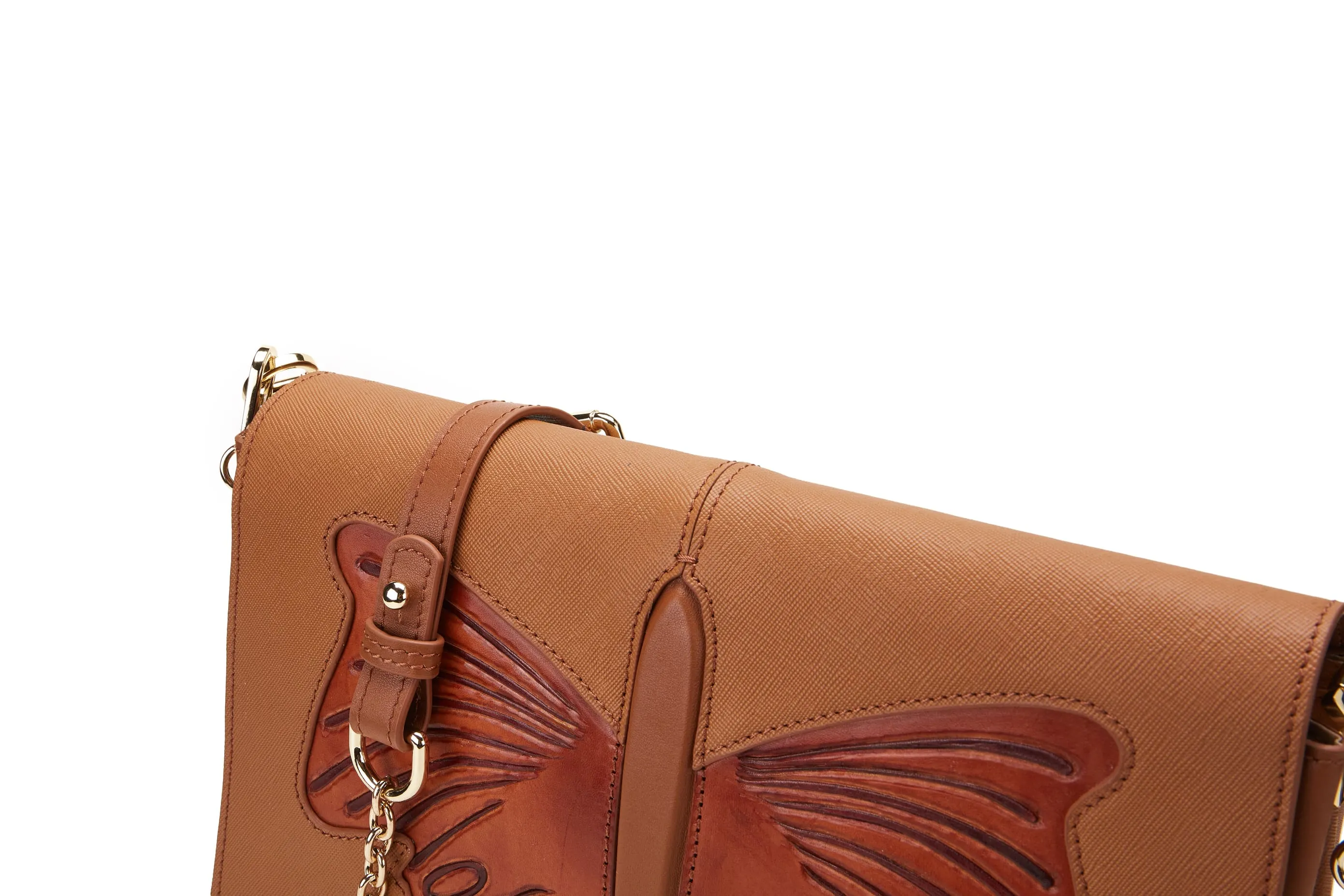 Butterfly Brown Crossbody