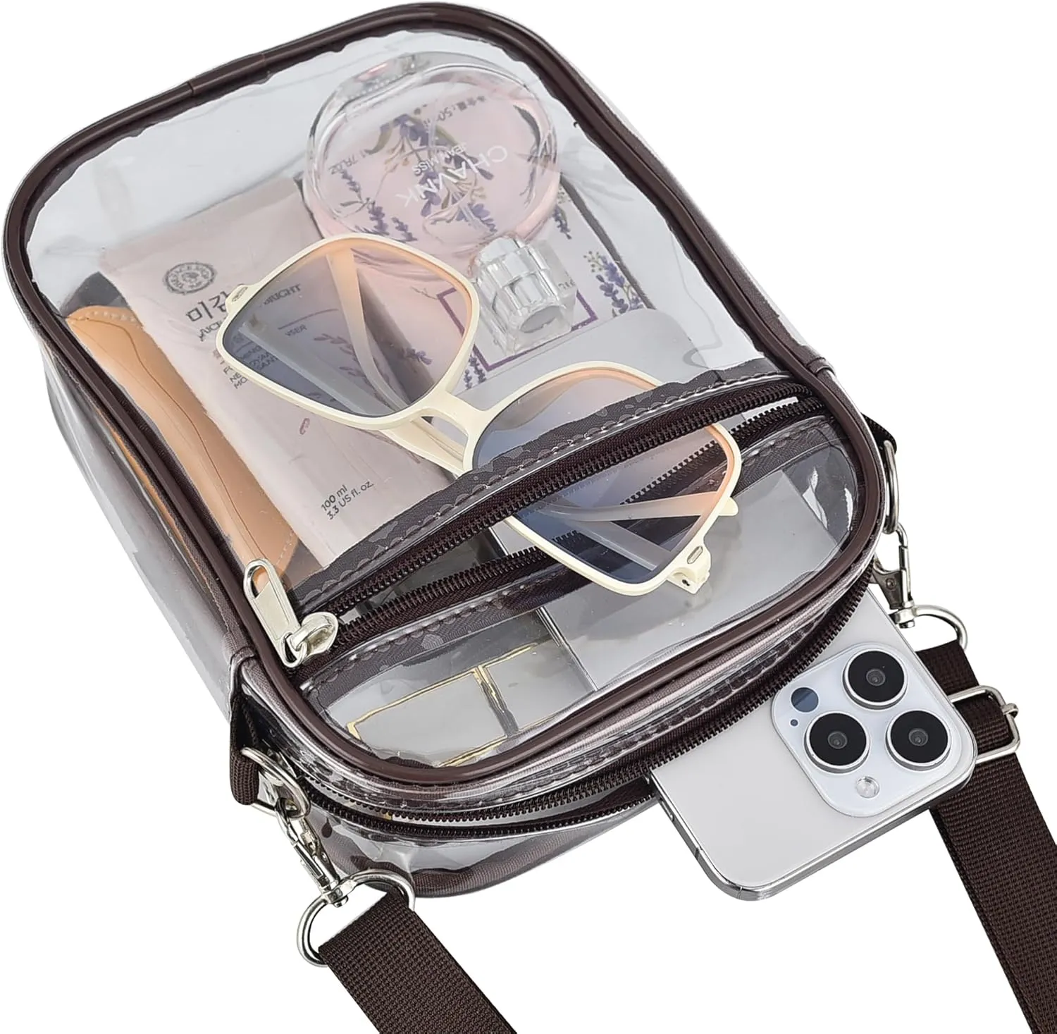 Clear Bag for Stadium Events Small Mini Clear Purse Bag for Stadium Concerts Sports Events Festivals