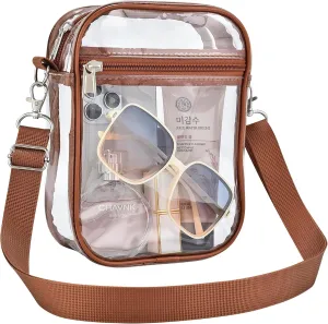 Clear Bag for Stadium Events Small Mini Clear Purse Bag for Stadium Concerts Sports Events Festivals