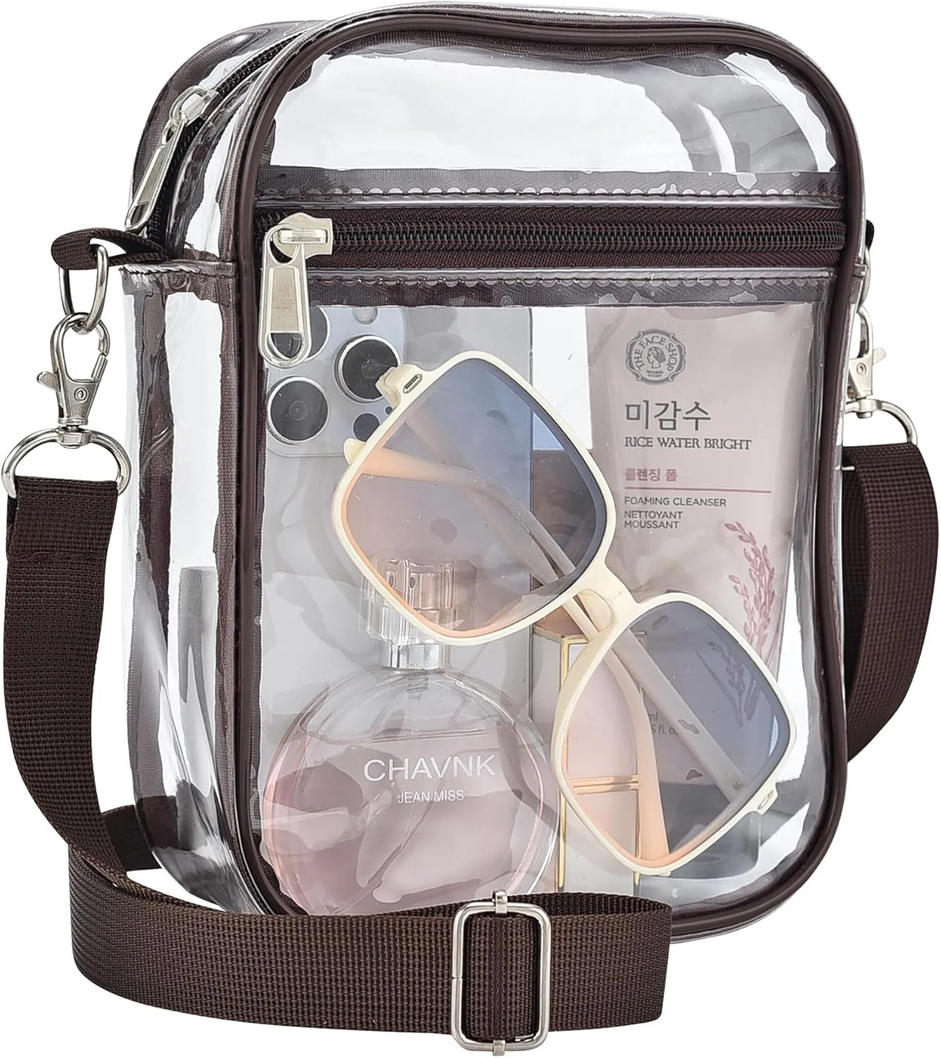 Clear Bag for Stadium Events Small Mini Clear Purse Bag for Stadium Concerts Sports Events Festivals