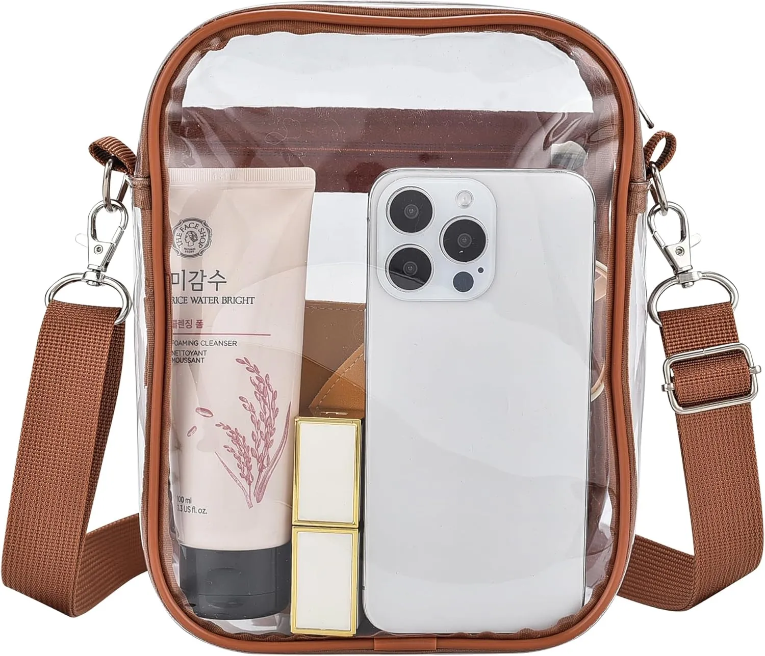 Clear Bag for Stadium Events Small Mini Clear Purse Bag for Stadium Concerts Sports Events Festivals