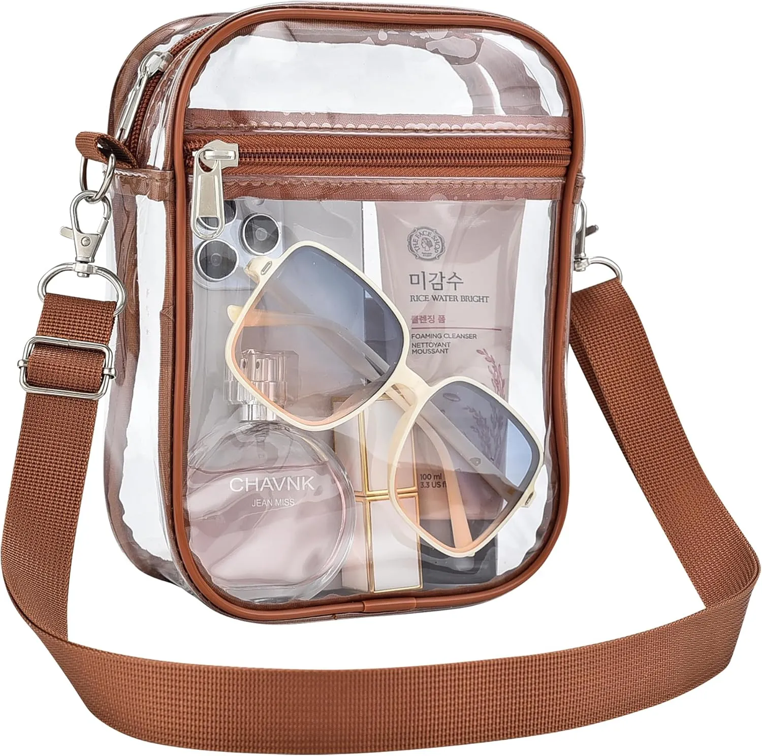 Clear Bag for Stadium Events Small Mini Clear Purse Bag for Stadium Concerts Sports Events Festivals