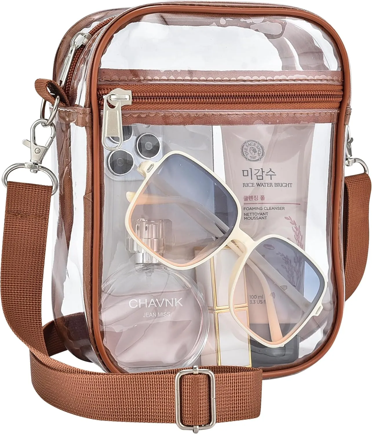 Clear Bag for Stadium Events Small Mini Clear Purse Bag for Stadium Concerts Sports Events Festivals