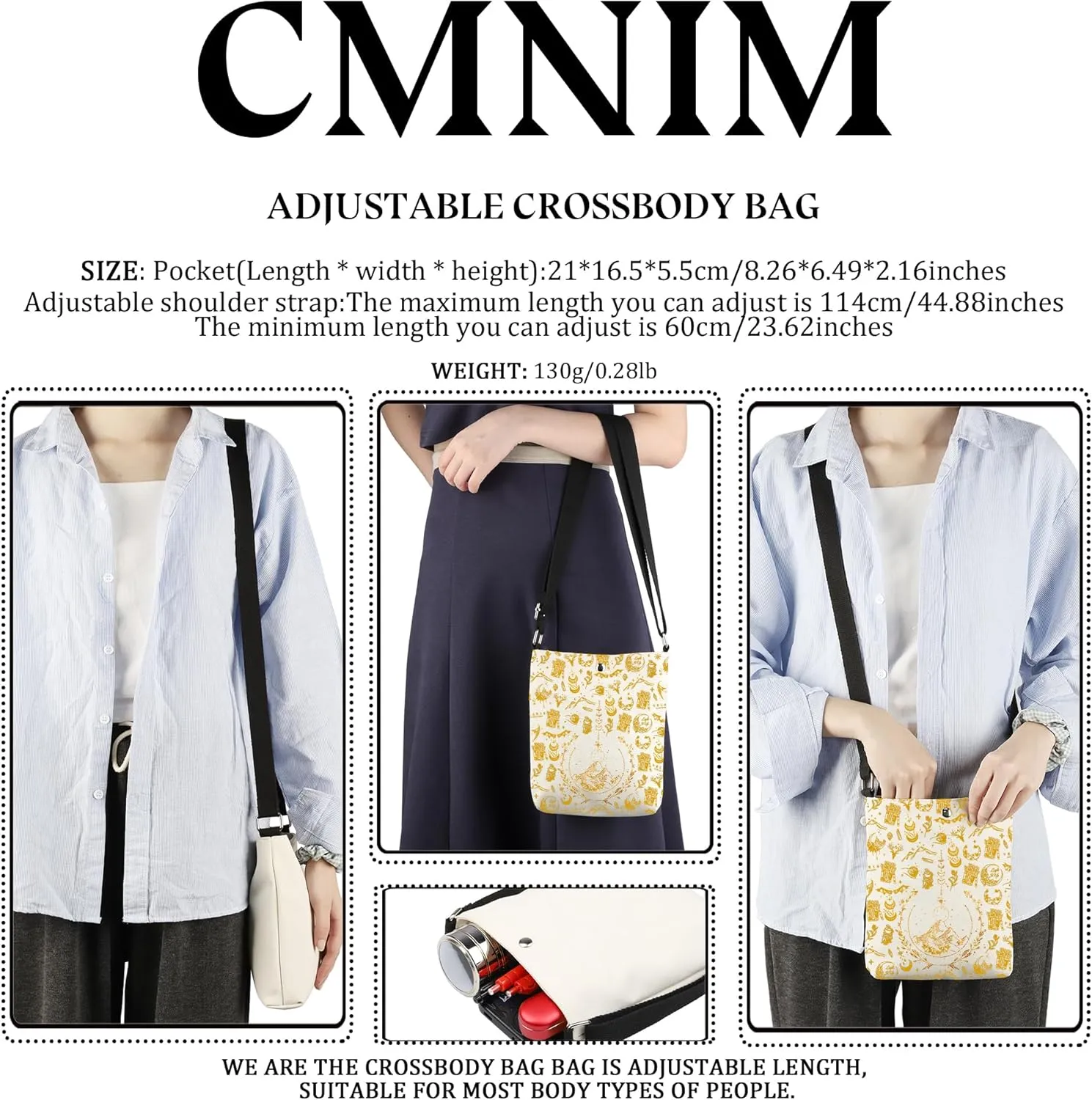 CMNIM A Court of and Roses Merchandise Book Lover Crossbody Bag City of Book Night Gift for Fantasy Book Lovers Gifts