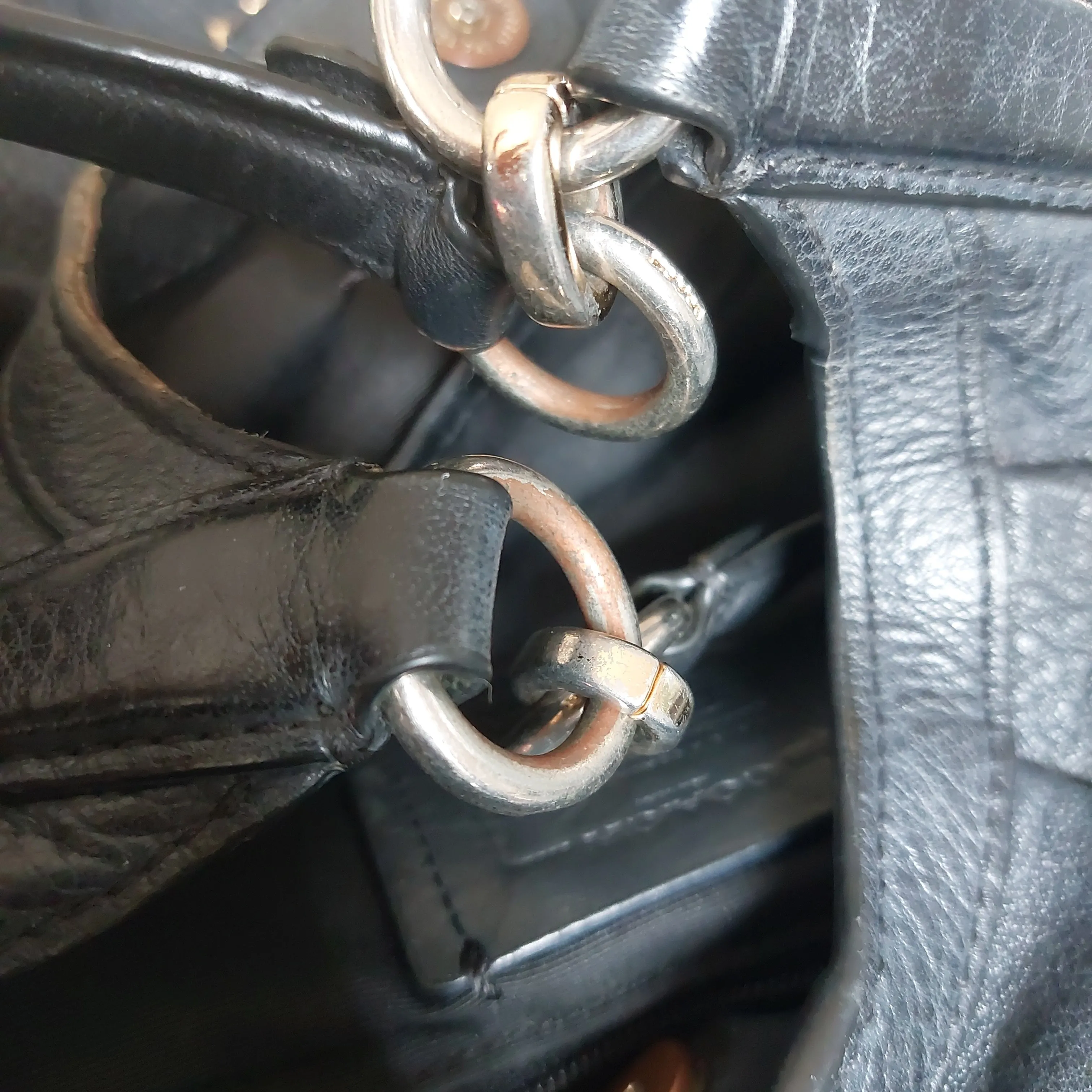 Coach Black Leather Lily Shoulder Bag | Pre Loved |