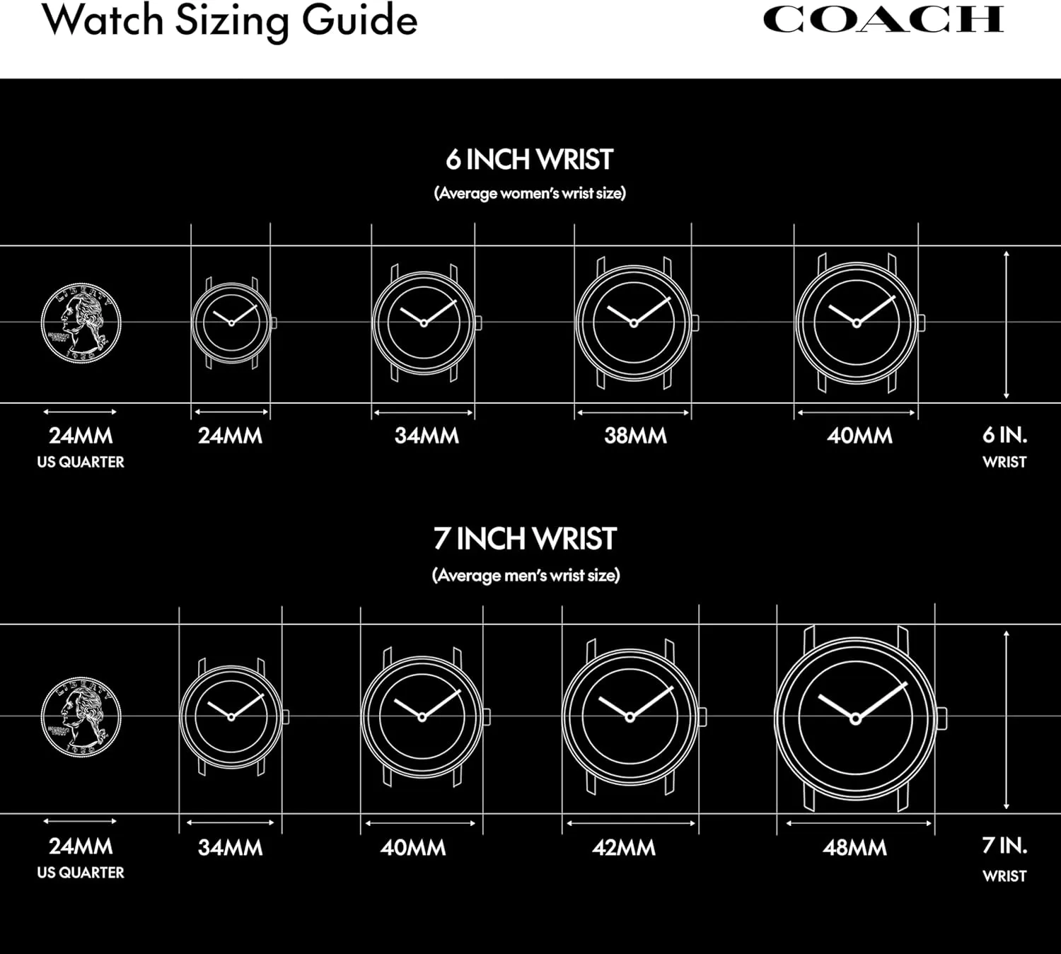 COACH Elliot Women's Quartz Watch, 2H Movement, Stainless Steel Bracelet - Water-Resistant 3ATM - Modern Minimalist - Gift for Her, 28mm