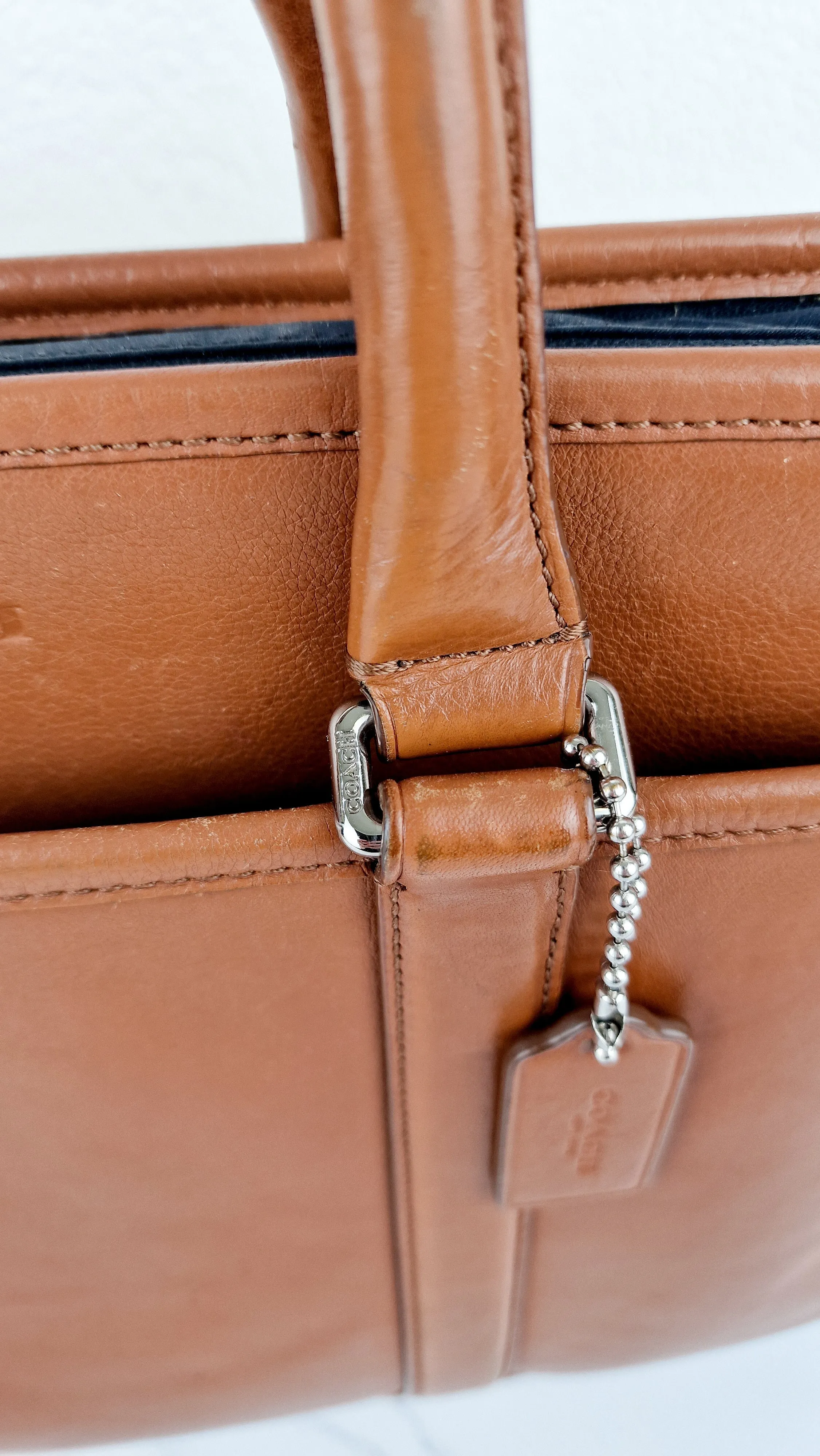 Coach Lexington Commuter Briefcase in Brown Leather - Laptop Bag Handbag Office Bag Work Bag Unisex - Coach F71016