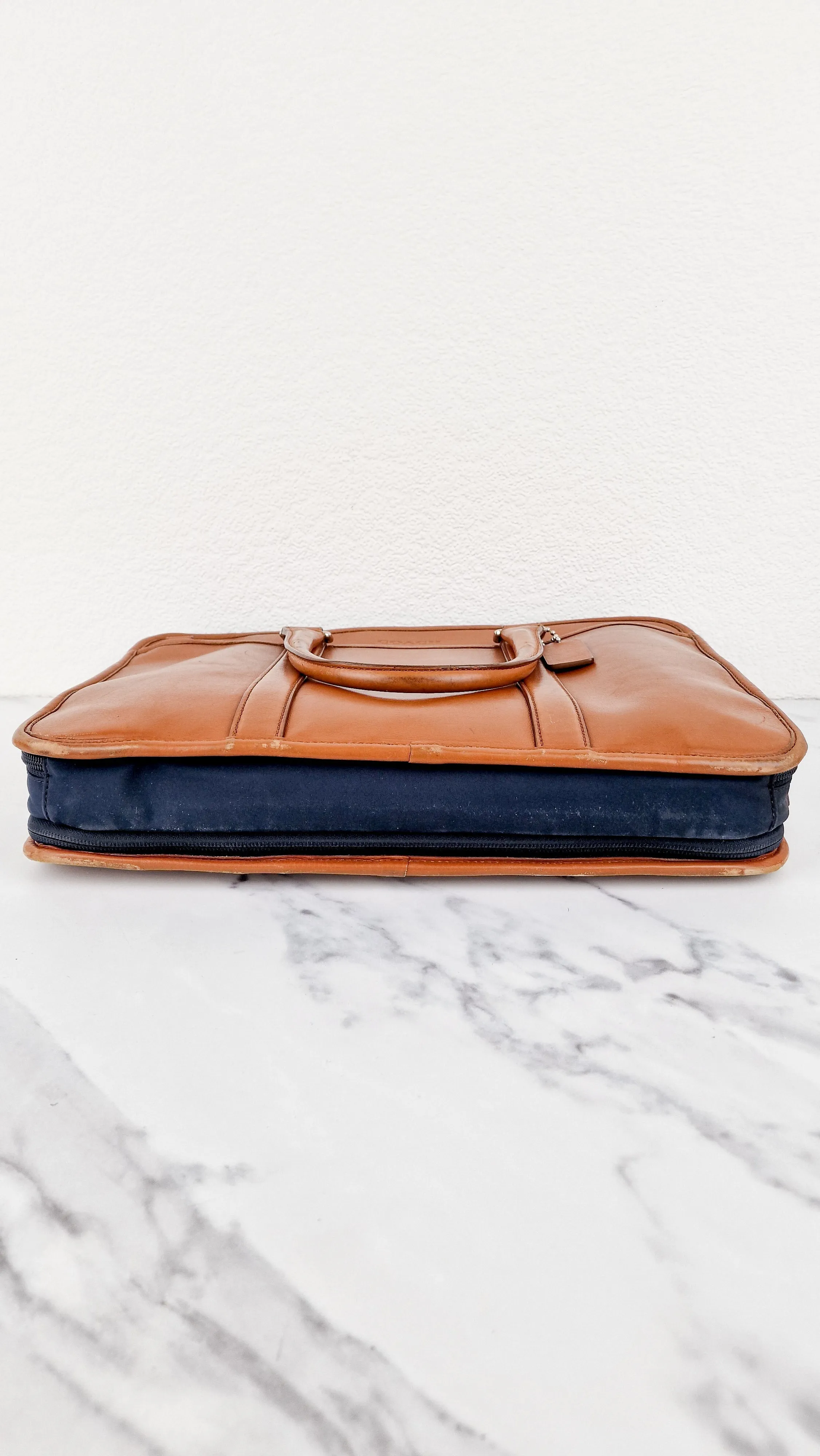Coach Lexington Commuter Briefcase in Brown Leather - Laptop Bag Handbag Office Bag Work Bag Unisex - Coach F71016