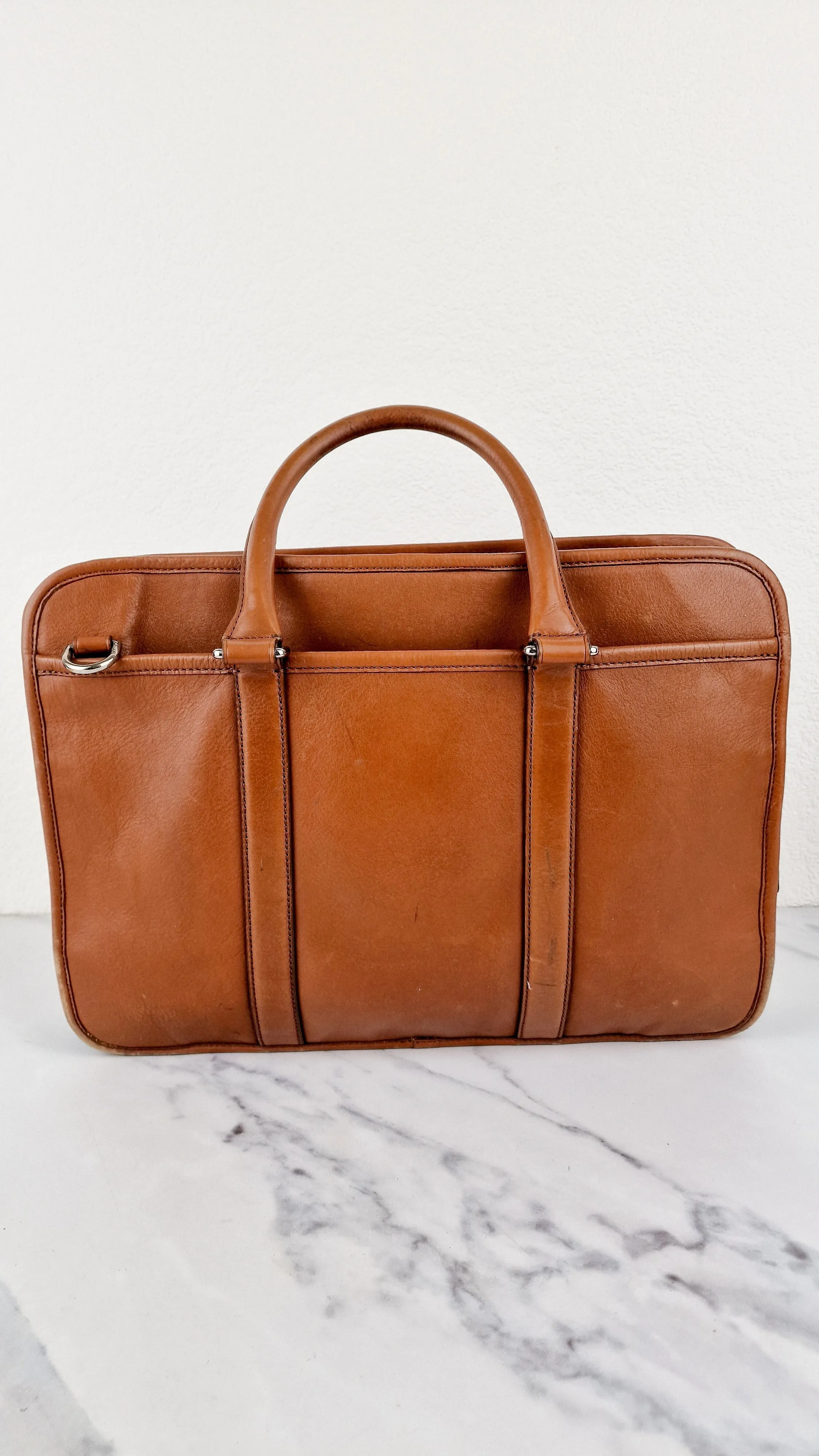 Coach Lexington Commuter Briefcase in Brown Leather - Laptop Bag Handbag Office Bag Work Bag Unisex - Coach F71016