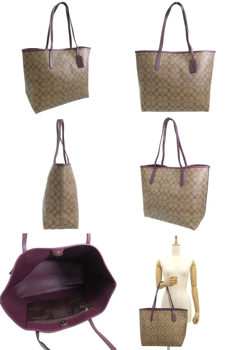 Coach tote bag Signature Ladies 5696