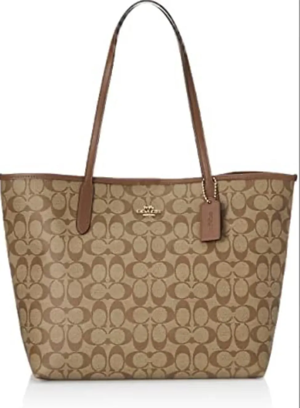 Coach tote bag Signature Ladies 5696