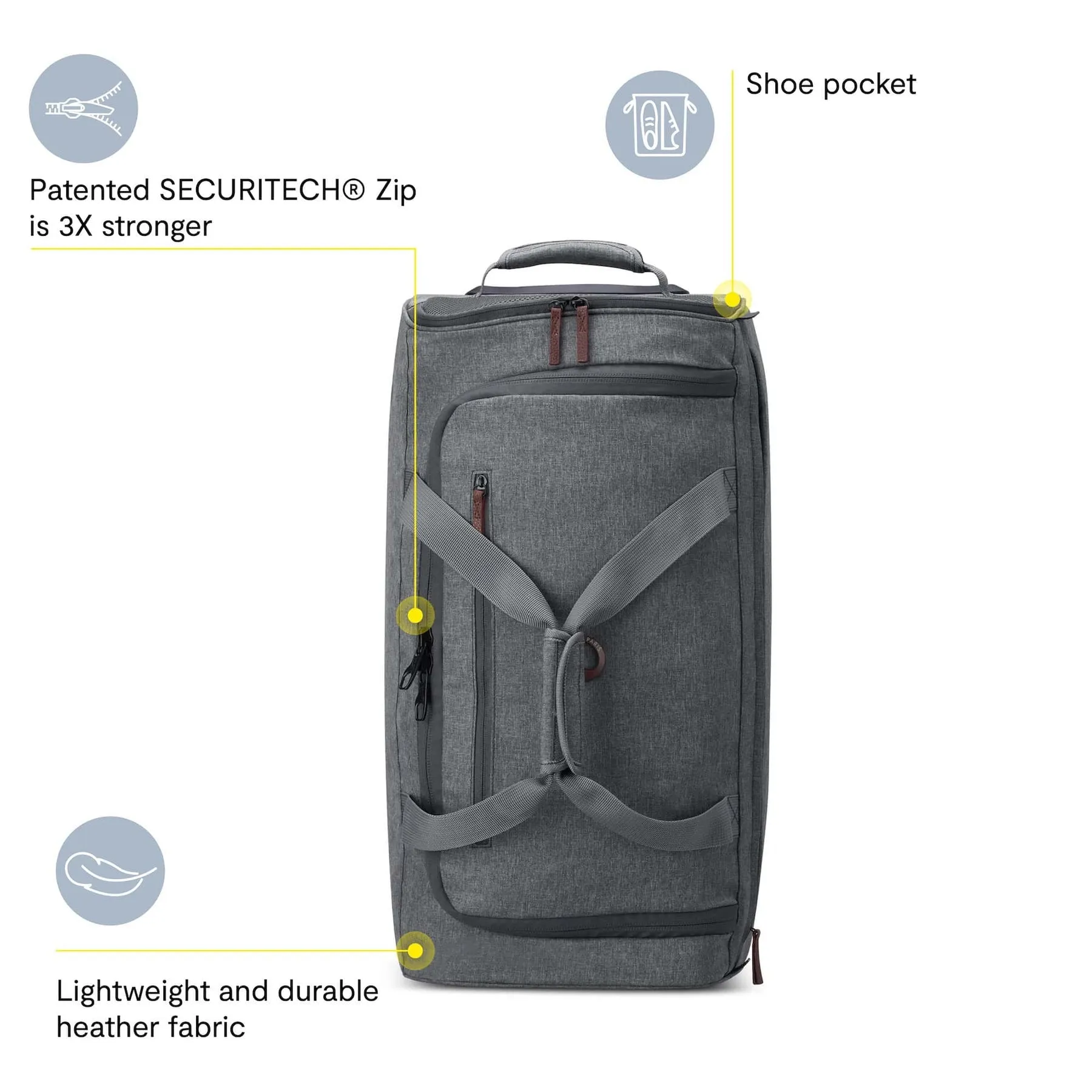 Delsey Maubert 2.0 Large Wheeled Duffel