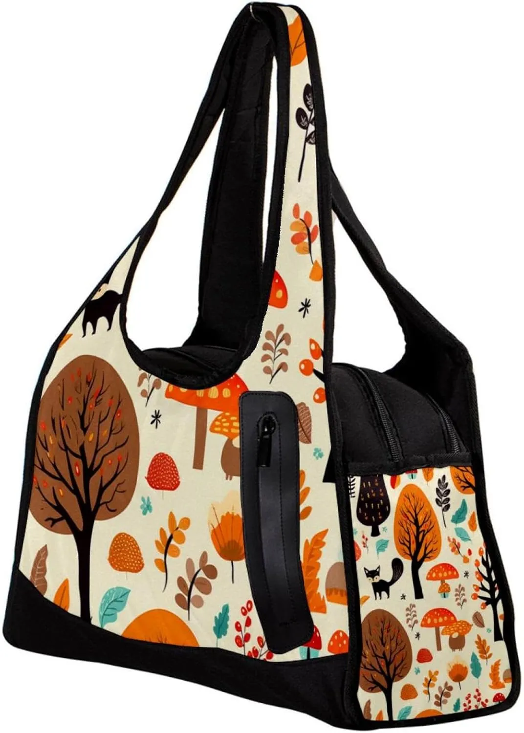 Gym Bags for Men,Travel Duffel Bags for Women,Woodland Bird Plant,Workout Bag