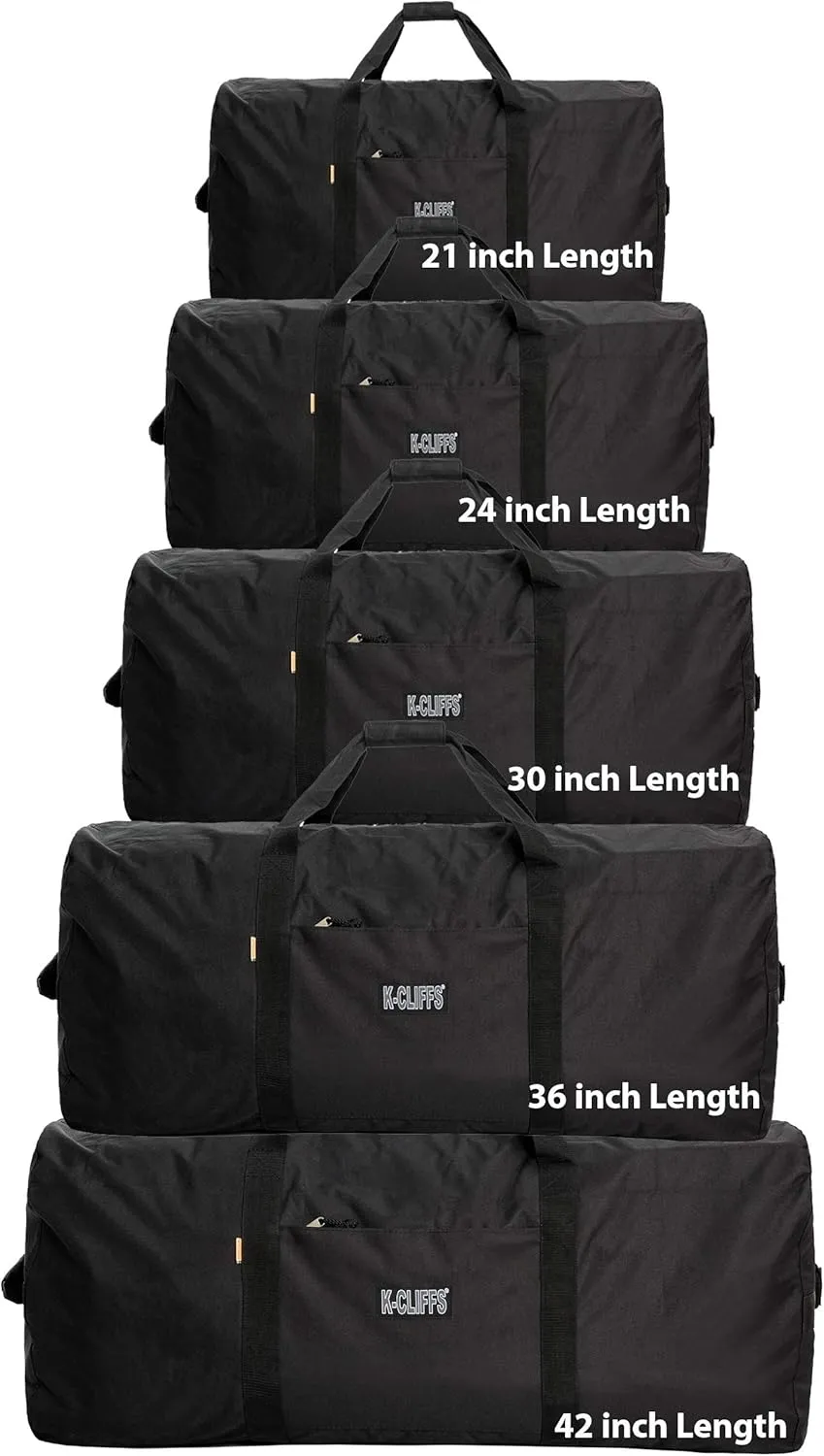 Heavy Duty Cargo Duffel Large Sport Gear Drum Set Equipment Hardware Travel Bag Rooftop Rack Bag (36" x 17" x 17", Black)