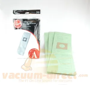 Hoover Type A Upright Vacuum Bags, 3 Pack Genuine Hoover Parts
