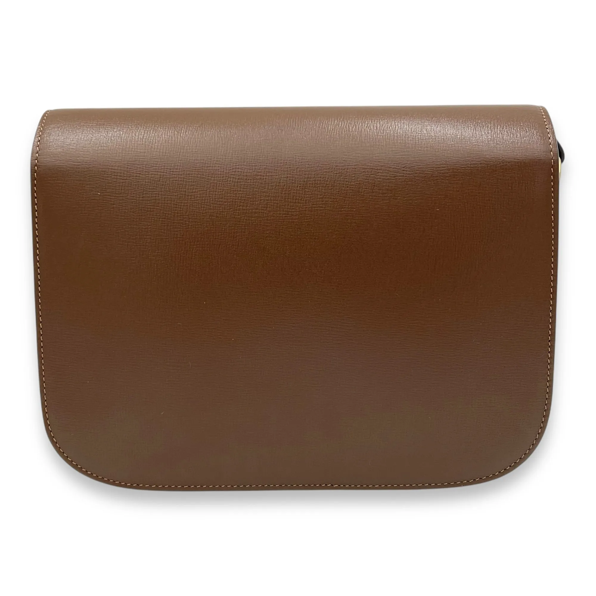 Horsebit 1955 Crossbody Bag Brown in Calfskin, Gold hardware