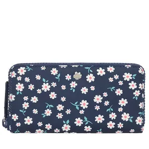 Kate Spade Jay Flulet Toss Nylon Large Continental Round Zip Wallet