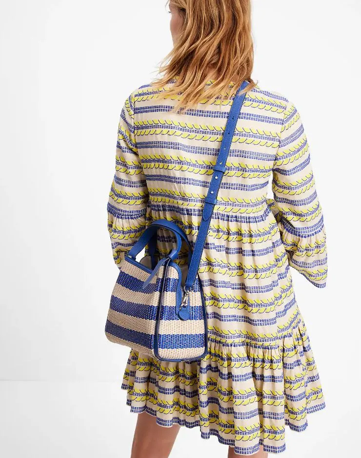 Kate Spade Knott Striped Medium Tote Handbag