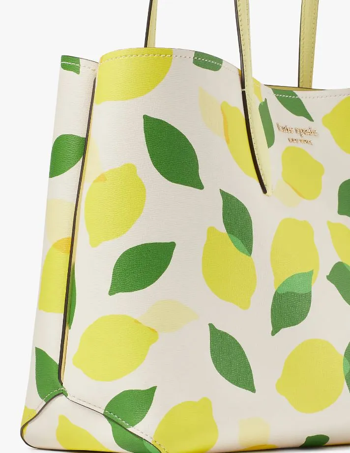 Kate Spade Lemon Toss Large Tote Handbag