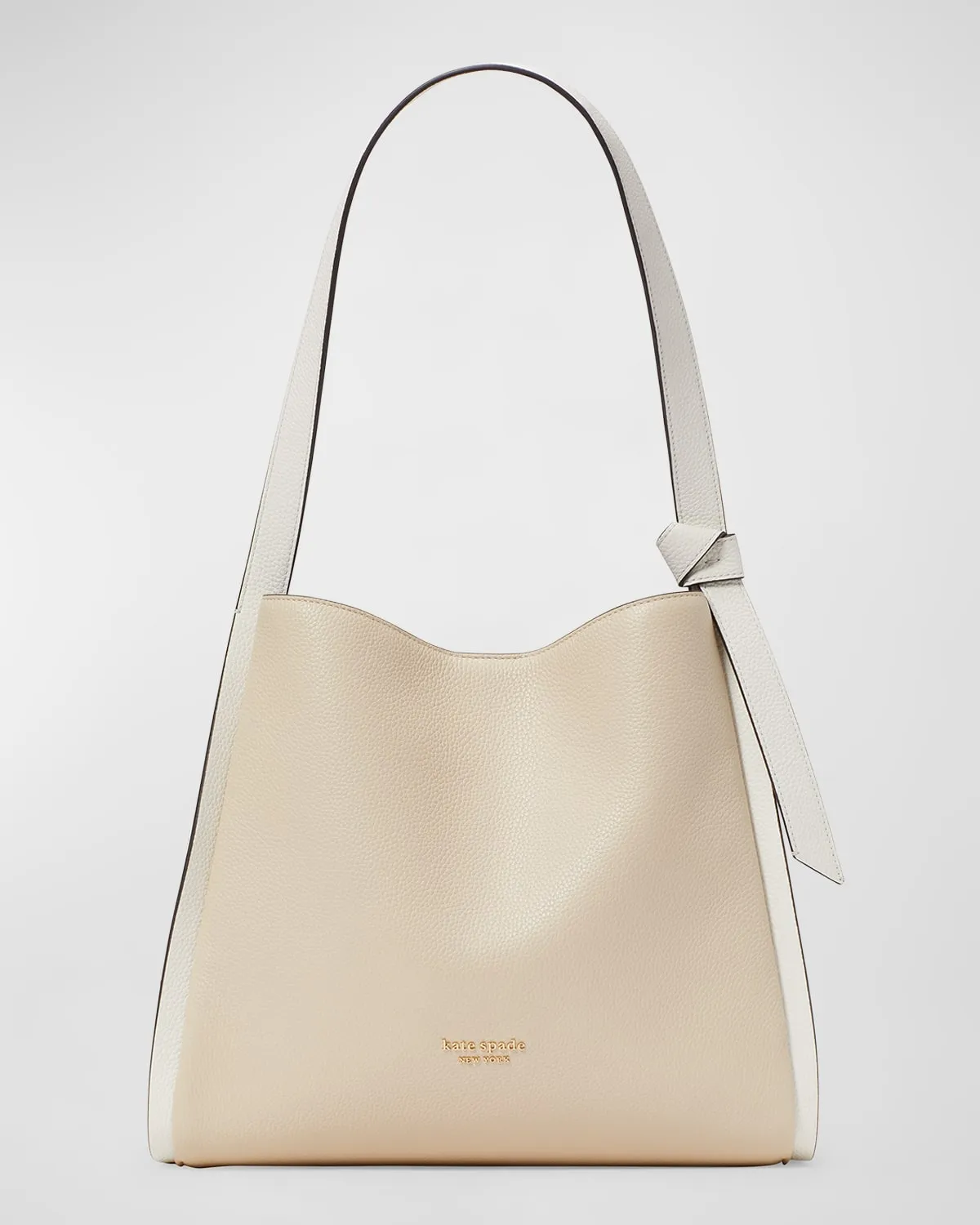 knott large pebbled leather shoulder bag