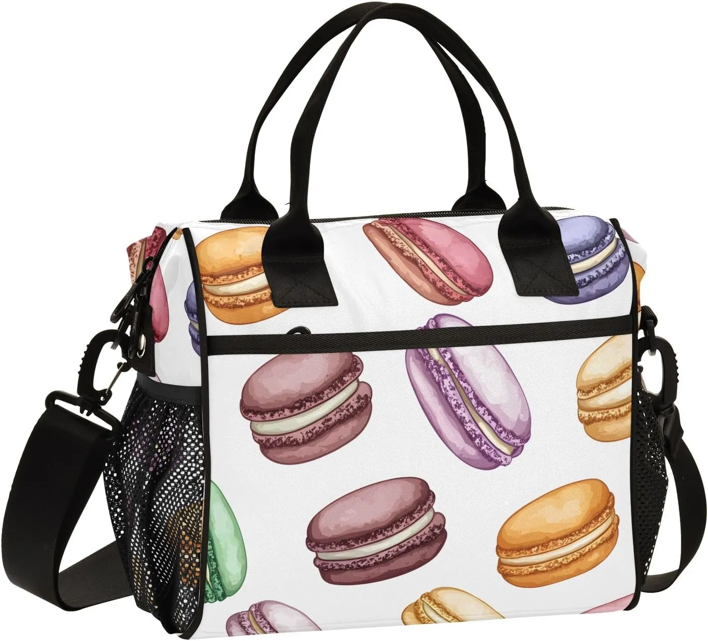 Lunch Tote Bags for Men lunch Box Lunch Cooler Bag Large Work Macaron Leakproof Office Picnic Travel Lunch Bag M