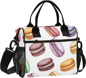 Lunch Tote Bags for Men lunch Box Lunch Cooler Bag Large Work Macaron Leakproof Office Picnic Travel Lunch Bag M
