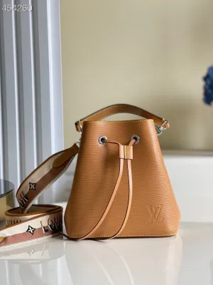 LV NeoNoe BB Bucket Bag Honey Gold For Women,  Shoulder And Crossbody Bags 7.9in/20cm LV M57706