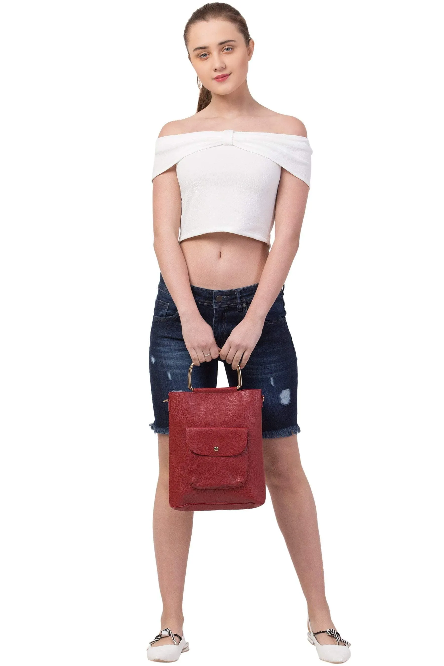 Maroon Sling Bag