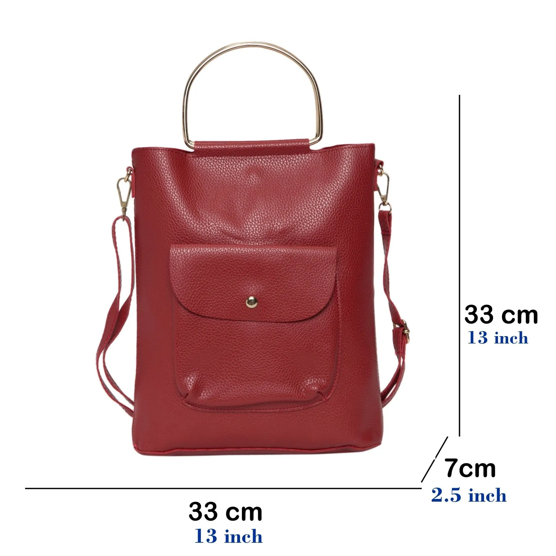 Maroon Sling Bag