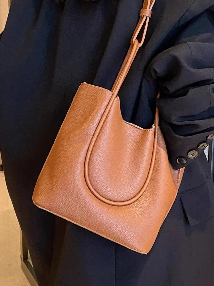 Minimalist U Bucket Bags -  4 Colors
