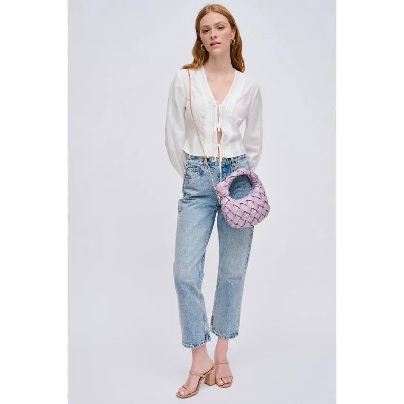 Nadia Woven Crossbody Lilac