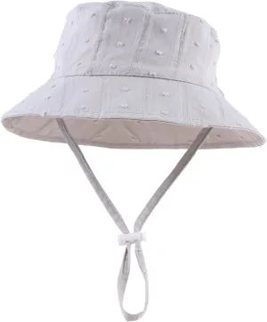OMUKY Baby Sun Hat Cotton Beach Cap for Infant Toddler Boys and Girls Sun Protection Bucket Hat