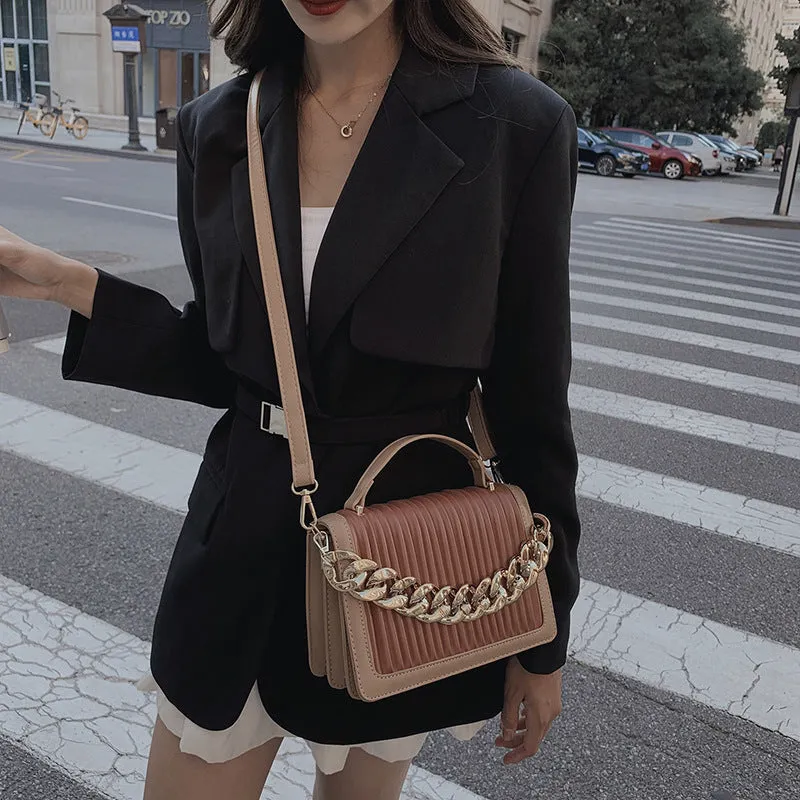 Sling Bags Autumn Fashion One Shoulder Crossbody Fashionable Small Square Bag
