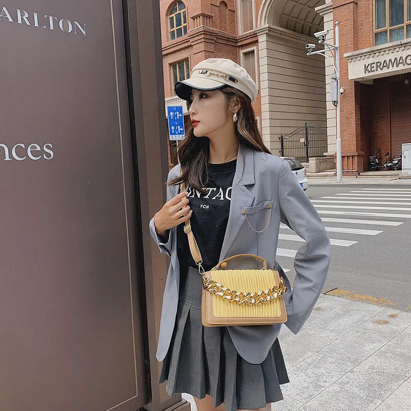 Sling Bags Autumn Fashion One Shoulder Crossbody Fashionable Small Square Bag