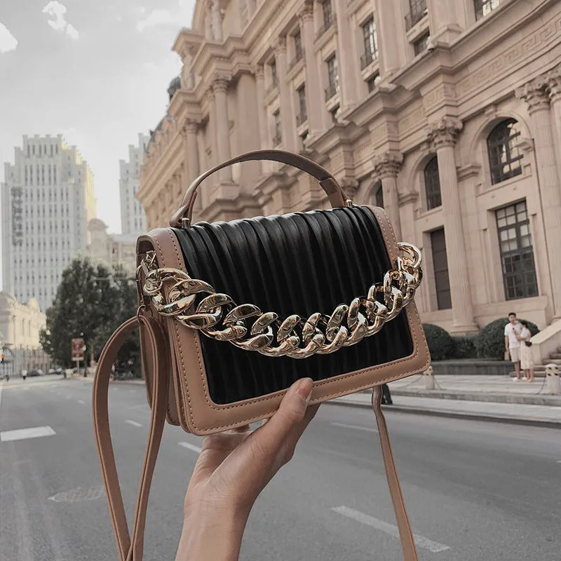 Sling Bags Autumn Fashion One Shoulder Crossbody Fashionable Small Square Bag