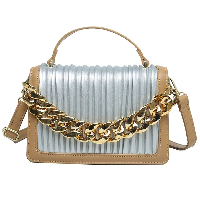 Sling Bags Autumn Fashion One Shoulder Crossbody Fashionable Small Square Bag