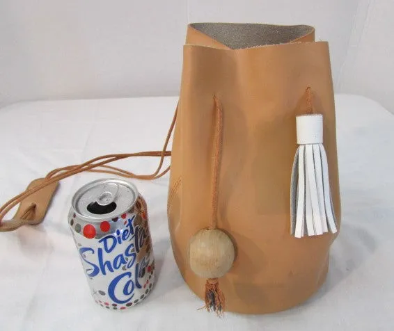 Teeinco Carmel Genuine Leather Bucket Bag
