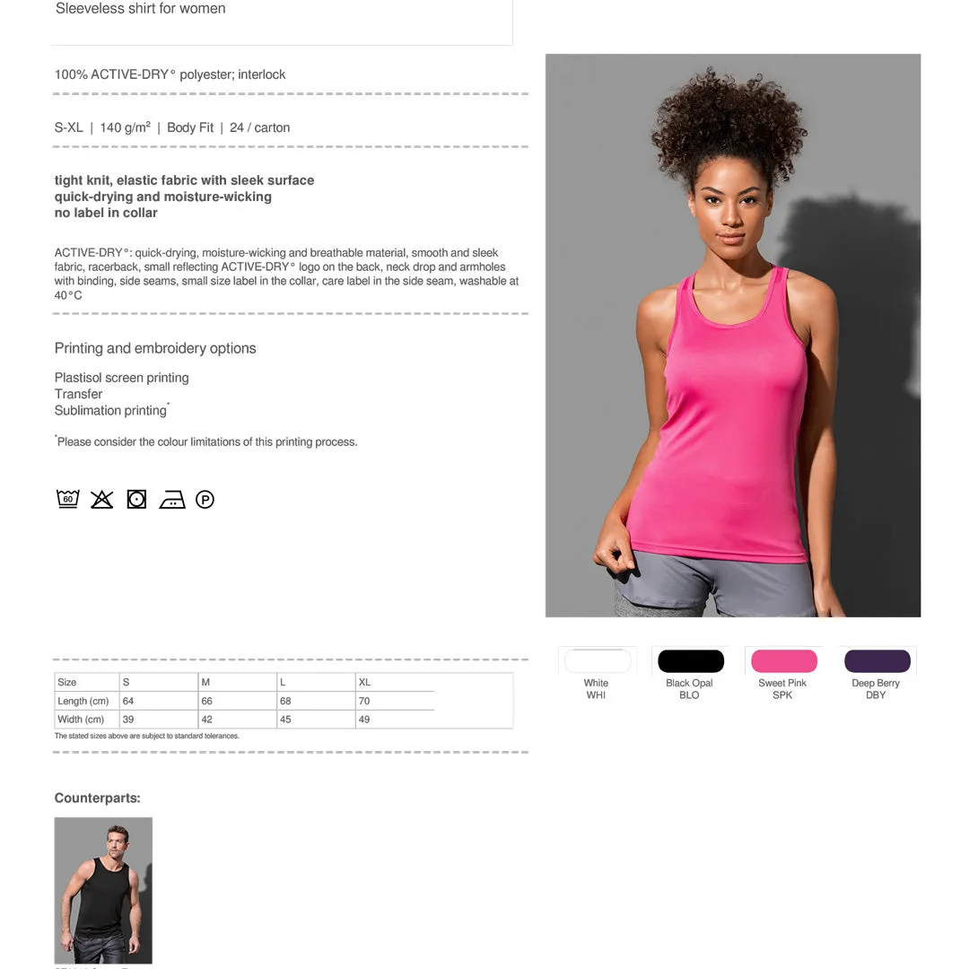 The Active Sports Singlet | Ladies