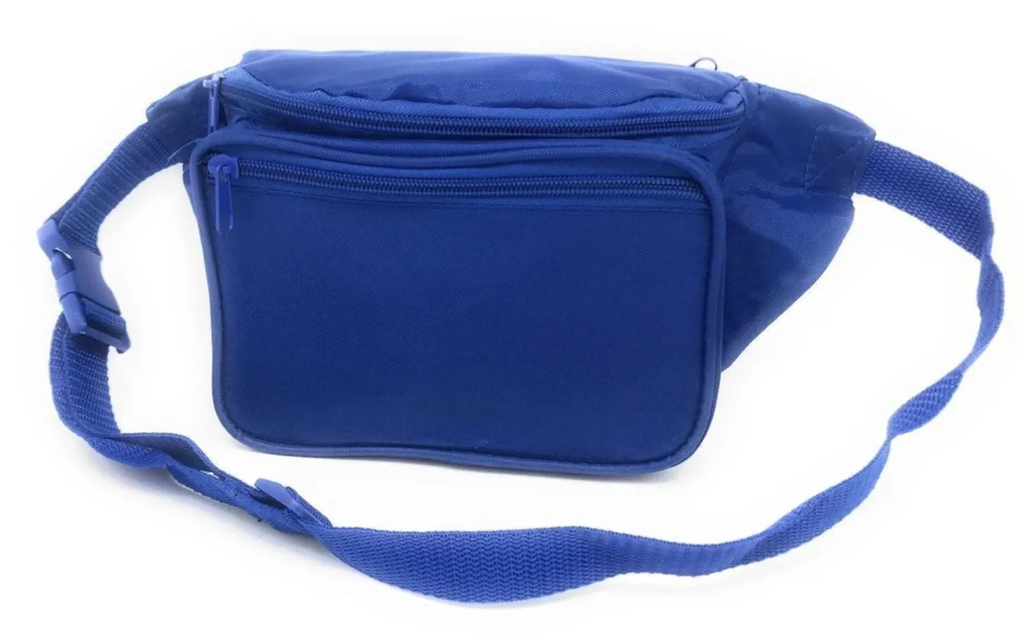 Three Pockets Nylon Fanny Pack W/Large Imprint Area