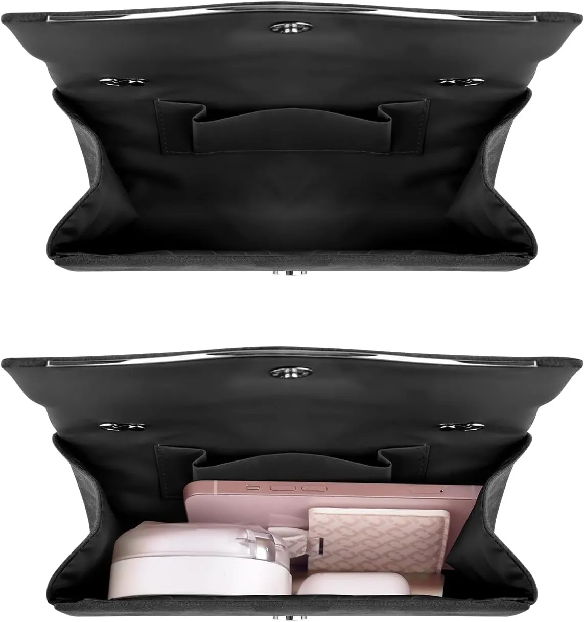 TINDTOP Clutch Purses for Women, Formal Evening Bags Suede Shoulder Envelope Party Handbags Wedding Cocktail Prom Clutches