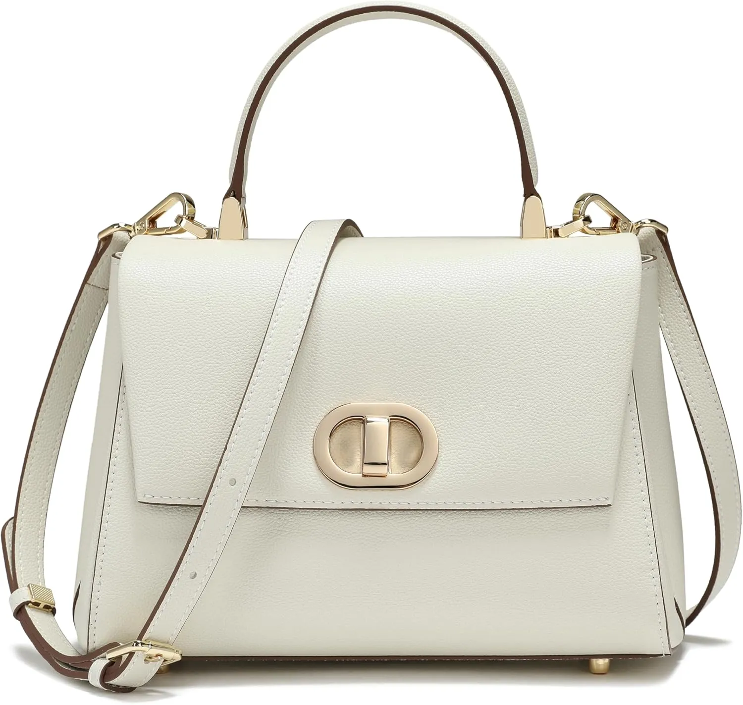 Top Handle Bag Fashion Leather Purses for Women with Multiple Internal Pockets Satchel Bag for Ladies.